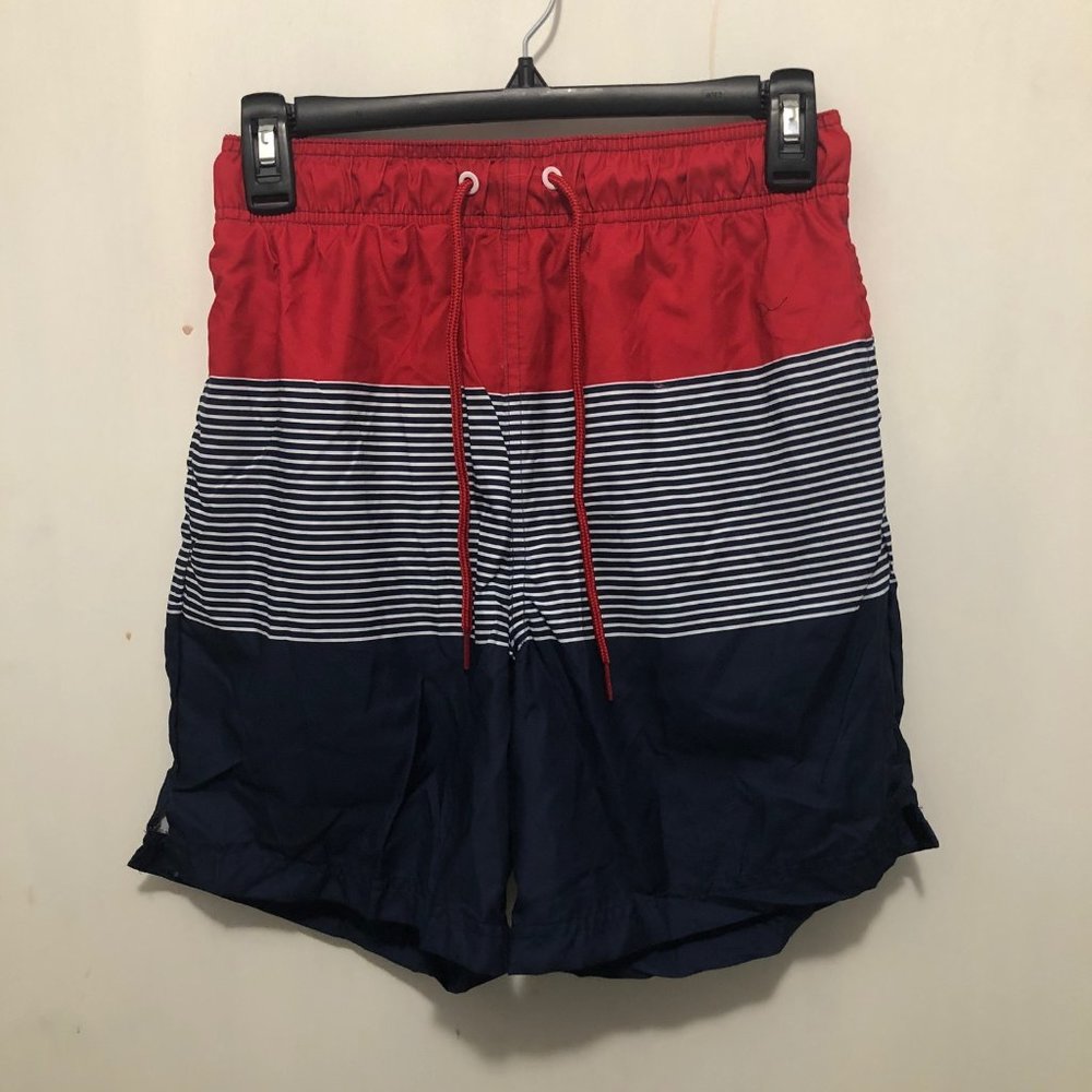 Jake Austin Red White & Blue Swim Shorts Trunks Small
